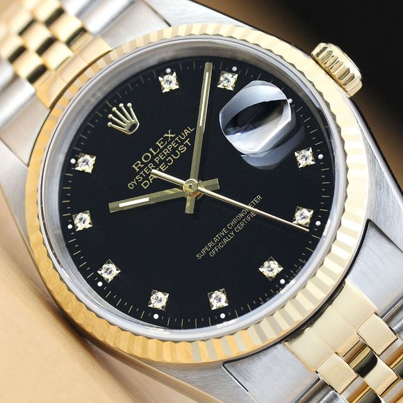 Sale! Rolex Men's Datejust Gold Watch - Picture 1 of 7